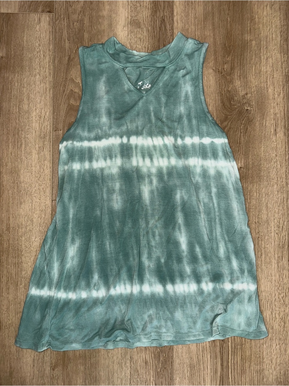 Justice Teal Crewneck Graphic Tee